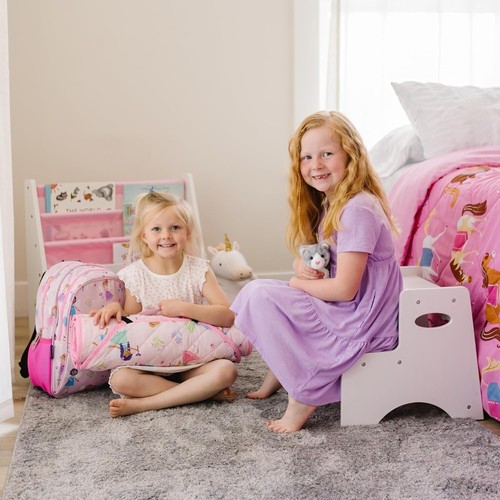 Dax Two Step Stool - Lightweight White Wooden Stool for Kids & Adults - Picture 8 of 9