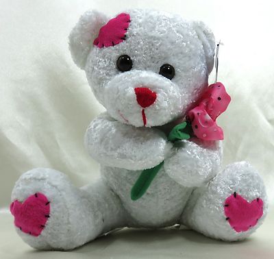 10 Valentine Teddy Bear Plush Stuffed Animal w/ Rose Kuddle Me Toys New ages 3+ | eBay 10 Valentine Teddy Bear Plush Stuffed Animal w/ Rose Kuddle Me Toys New ages 3+ | eBay