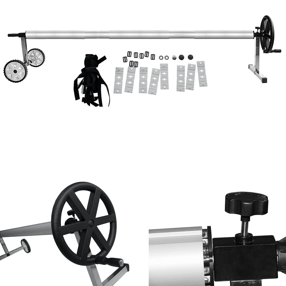 Enrollador Cubierta De Piscina Dispositivo Enrollable Lona De Cubierta De Piscina Lona Solar