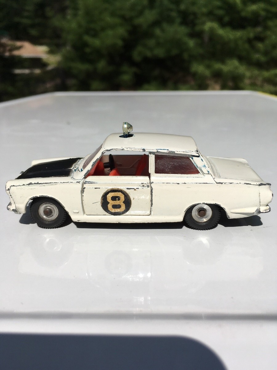 Dinky 212G Ford Cortina Rally Car 1967 White Made In Eengland