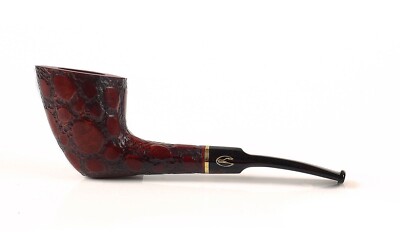 Pfeife SAVINELLI alligator Brown 904 Ks 6mm Dublin Halb Gebogene Rohr Made Italy