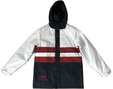 ✅£145 Helly Hansen Yu Giacca Antipioggia Scuola Media Uomo M Impermeabile Cappotto Zip Cappuccio⭐