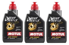 Motul Gear 300 LS 3 Liter 75W90 100% Synthetic Trans & Differential Fluid 3 x 1L