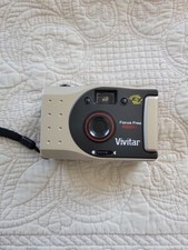 Vintage VIVITAR PN2011 35mm Film Camera Panoramic Focus Free Point and Shoot