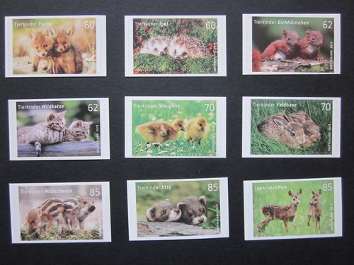 Bund BRD Lot Tierkinder , selbstklebend, postfrisch