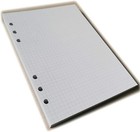 Ricarica Carta Per Agenda A5 A 6 Anelli - 200 Fogli A Quadretti, Carta Da 120 Gr - Foto 5