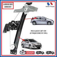 Mechanismus Fensterheber Hinten Rechts Kompatibel Peugeot 207 SW 9224G5 9224C9