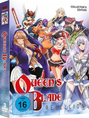 Queen's Blade: Rebellion - Staffel 3 - Gesamtausgabe - OmU - ( DVD Anime ) NEU