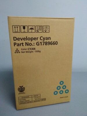 Genuine Ricoh Savin Lanier G1789660 Cyan Developer For C720 C900 C900S