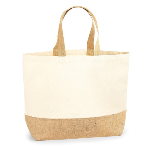 Classic Jute Shopper Bag Hessian Burlap Reusable Woven Tote Shopping Carrier - Picture 53 of 57