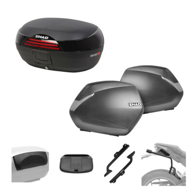 SHAD kit trunk SH46 and suitcases SH36 3P for BMW 1250 R GS ADVENTURE 2019-2024