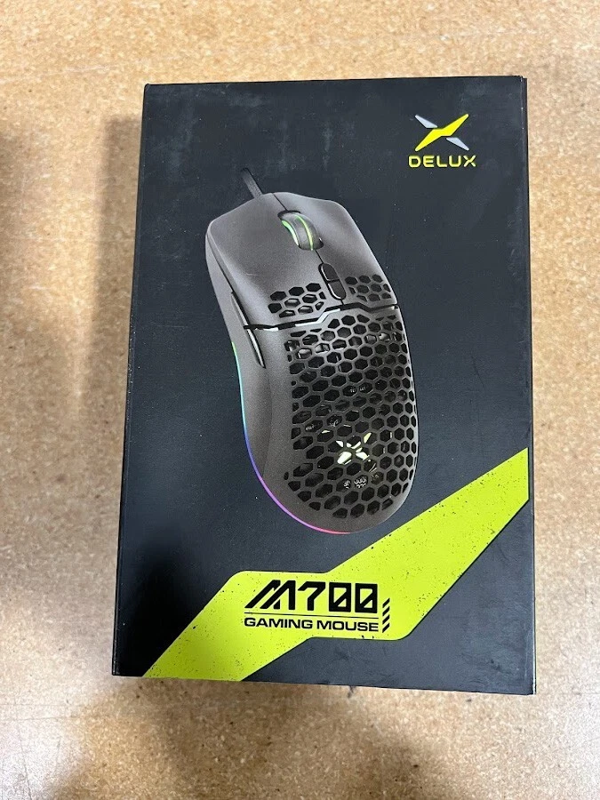 Delux M700 Gaming Mouse Optical PMW3327 12400 DPI Brand New NIB | eBay