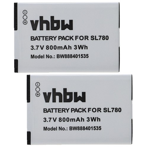 VHBW - 10x Batteria Compatibile Con Gigaset Premium 300hx Telefono Fisso Cordless 800mah 3 7v Li Ion 4064115088151