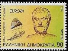 Greece #Mi1848A MNH 1994 Europa CEPT Thales Militos [1784]