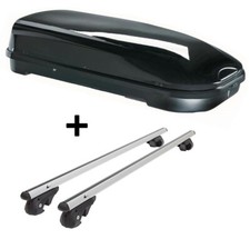 Dachbox VDPFL580L+Alu Relingträger VDP004L für für Volvo V40 SW für für VW 96-04