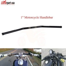 1" 25mm Motorcycle Drag Bar Handlebar For Harley Sportster 883 1200 Honda Custom