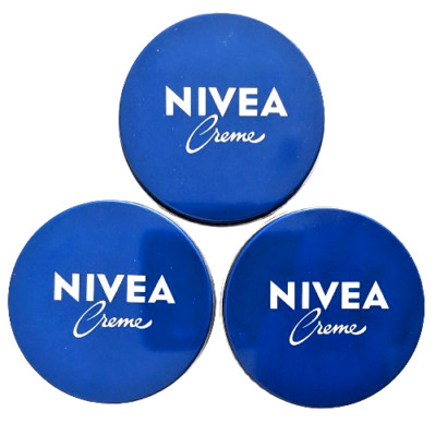 Nivea Creme Dose Hautcreme Handcreme Gesicht Körper Feuchtigkeitscreme 3 x 30 ml