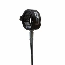 FCS 6' Essential Series Regular Surfboard Leash Black/Grey