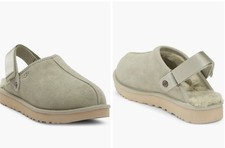 UGG PLUSH Women s LANAH CLOG Bay Leaf Flip Up Strap MSRP 120 NEW Size 7