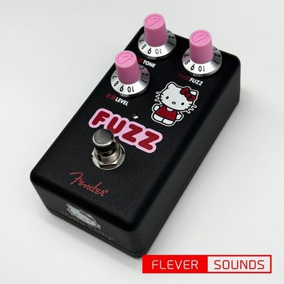 Fender Hello Kitty Black Fuzz Pedal Guitar Effects Pedal Hello Kitty Collection