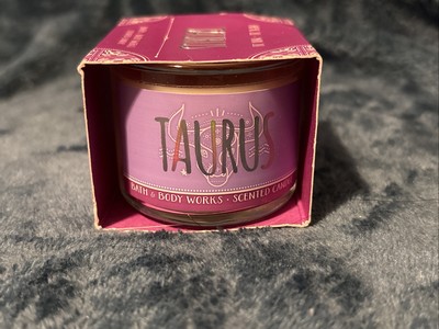 Retro Bath And Body Works Zodiac Taurus Mini Scented Candle New 1.3 Oz