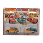 Matchbox 75 Superfast TP-3 Vintage Field Car & Honda Motorcycle 1975 Lesney