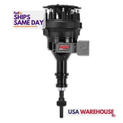 Msd Ignition 84563, One Sbf 5.0L Fits 86-93 Billet Distributor Black Finish 