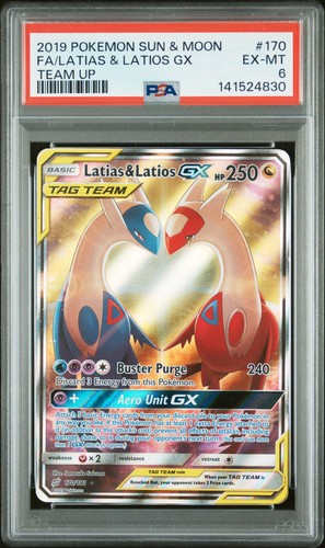 Latias & Latios-GX graded PSA 6 for sale on eBay