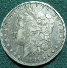 1884 Morgan Dollar