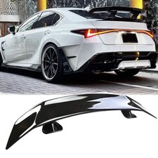 46gt Style Racing Rear Trunk Spoiler Wing Lip For Lexus Is 300 350 Fsport Black