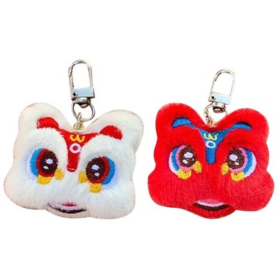 Chinese Style Keychain Dance Lion Pendant Key Chain Keyring for Car Handbag Bag