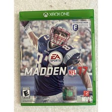EA Sports Madden NFL 17 Xbox One Video Game Physical Disc NFLPA Rob Gronkowski