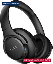 KVIDIO Bluetooth Headphones Wireless Over Ear Headsets 65H Playtime