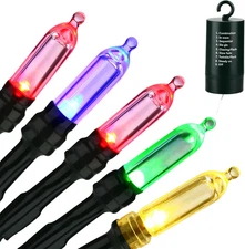 Battery Christmas Lights, 33Ft 100 LED Christmas Lights Waterproof 8 Modes Batte