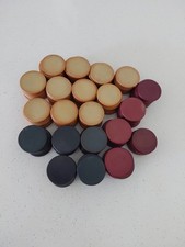 Bakelite Poker Chips 205 48 Red, 49 Blue, 108 Cream see photos