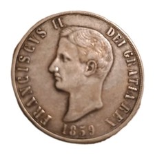 REGNO DI NAPOLI 120 GRANA  1859 Francesco II - BB+