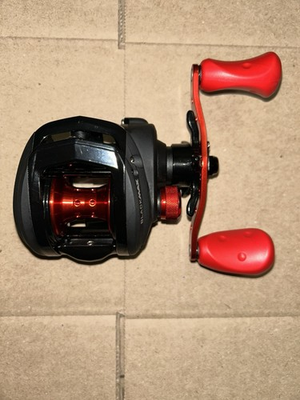 #ad Abu Garcia BLACK MAX Baitcast Reel Black Red Fishing Reel Baitcaster Black Red $34.99