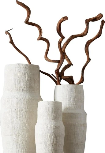 Shop Leela Tall Textured Ceramic Vase-Contemporary Style - Picture 5 of 5