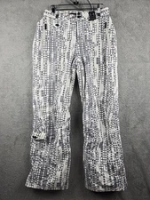 Under Armour Bunratty Mastermind Snow Pants Women’s Size Medium White Geometric