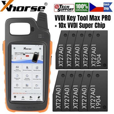 Xhorse VVDI Key Tool Max PRO Remote IMMO Progarmming Clone& 10 x VVDI Super Chip