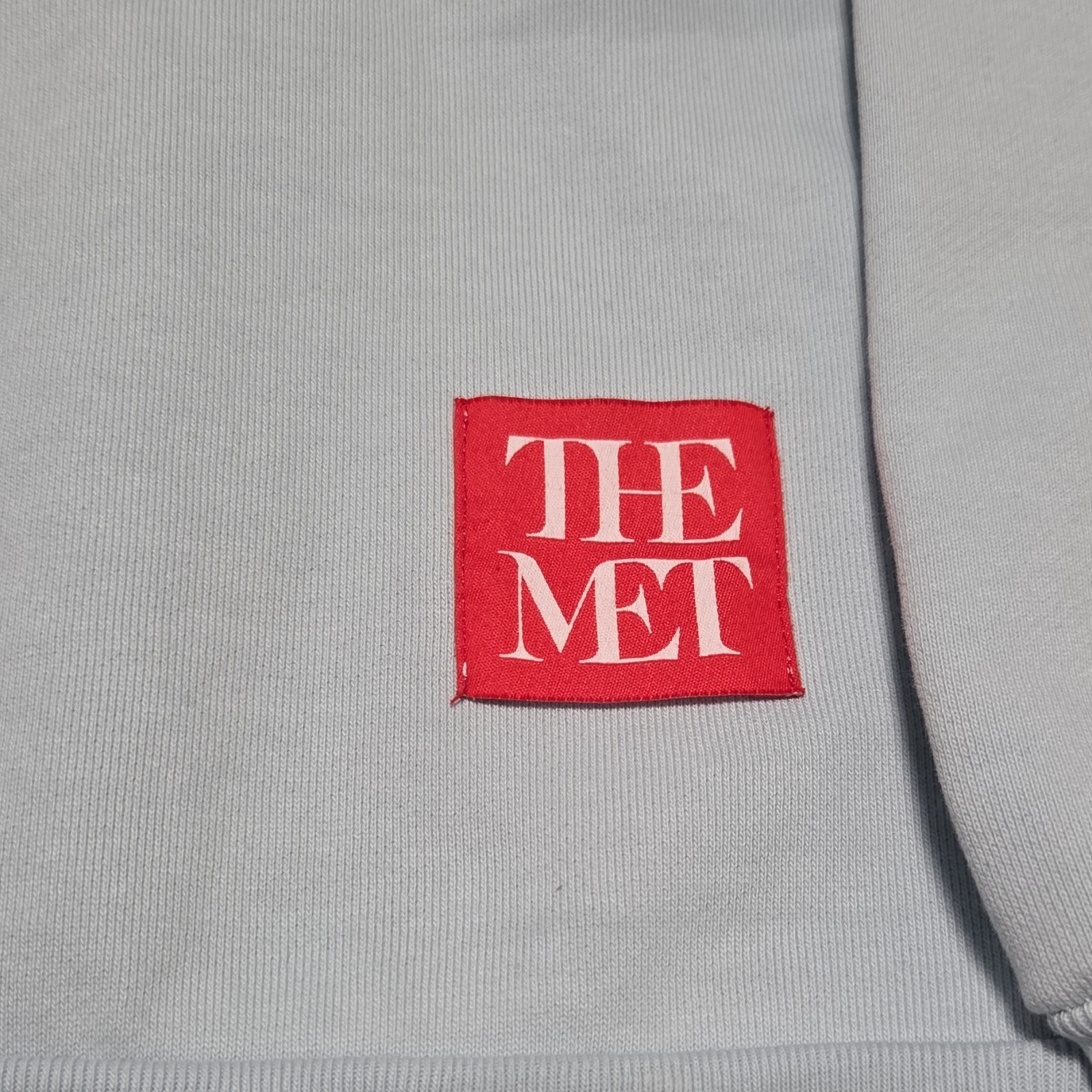PacSun The Met x PacSun Fleece Crew Neck Sweatshirt Men's M Light Blue image 2