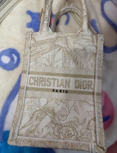 Christian Dior Book Tote Canvas Women's Used Excellent From Japan