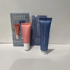 Sephora Beauty Insider Set SUMMER FRIDAY Jet Lag Mask & Lip Butter Balm New NIB
