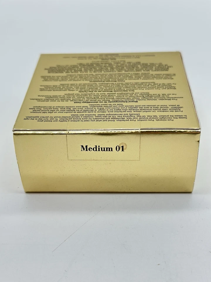 Elizabeth Arden Pure Finish минеральный бронзирующий порошок - средний 01 - 0,27 унц новый - Изображение 3 из 4