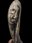 Vintage Modernist Carved Wood Saint Madonna Virgin Mary Figure, Religious... — photo 1