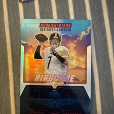 2025 Rookies & Stars Ben Roethlisberger Airborne Silver Prizm #7 Steelers