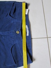 Mac Jeans Carlotta Damenfinecordhose Gr. 38/32 blau