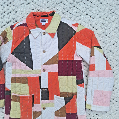 Gees Bend x Target Quilted Jacket Black History Month Womens Quilt Jacket Small
