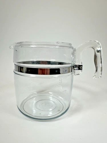 Pyrex Flameware 7759-B 6–9 Cup Glass Percolator Coffee Pot Vintage ~ Pot Only ~