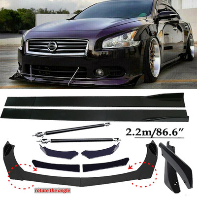 For Nissan Altima Sentra Maxima Front Bumper Lip Spoiler Splitter Car Body Rear